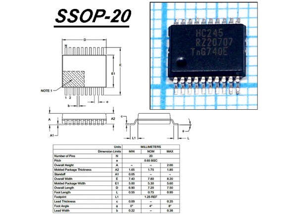 74HC245DB  SSOP20