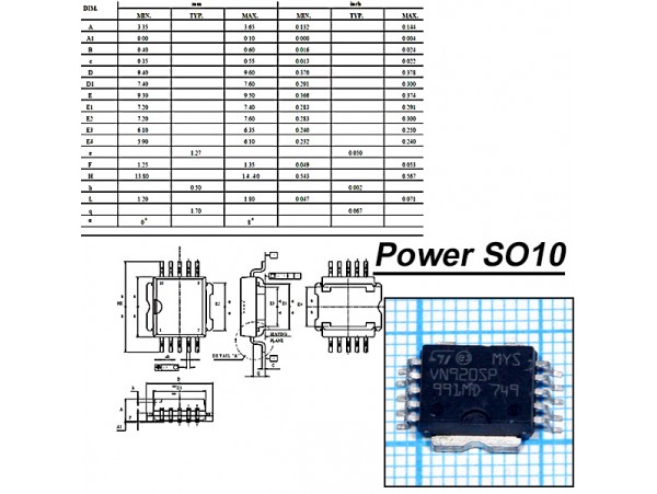 VN920SP реле твердотельное
