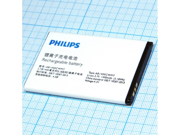 PHIL E160 акк. AB1400CWMT 3,7V/1400 mAh