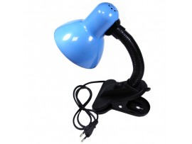 Светильник настольный прищепка, синий