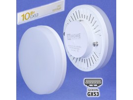 Лампа 220V 10W GX53 3000K LED 26х74 iNHOME