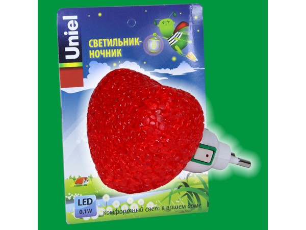 Светильник ночник  0,1W Сердце