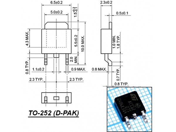 ACS120-7S симистор 2A/700V