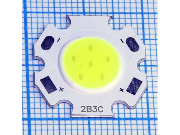 Модуль LED 3W 10V 6000K 90LM