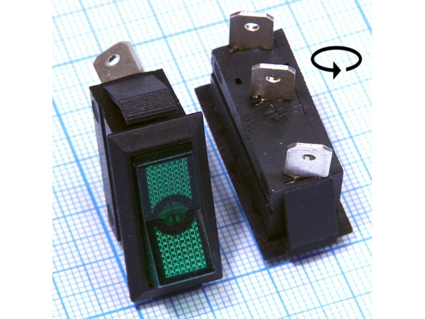 ASW-09-102 12V/20A on-on переключатель