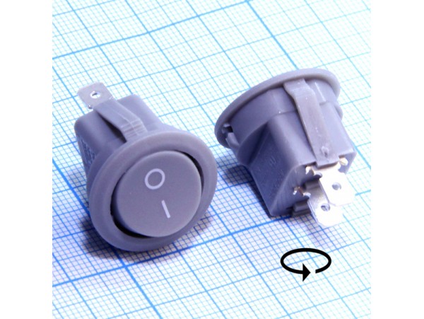SWR-47 250V/12A on-off серый переключатель