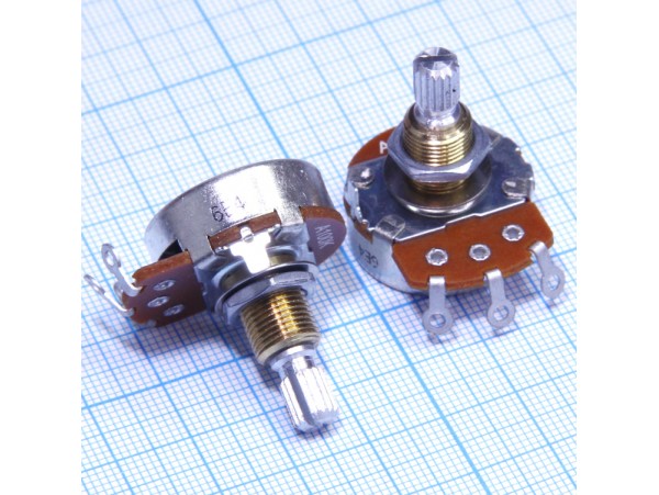 Резистор 100 кОм под гайку  RV24AF-10E6-20K-A100K-70J9