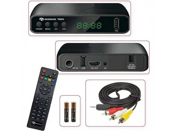 Nice Device T623 ресивер кабельный DVB-T2+C