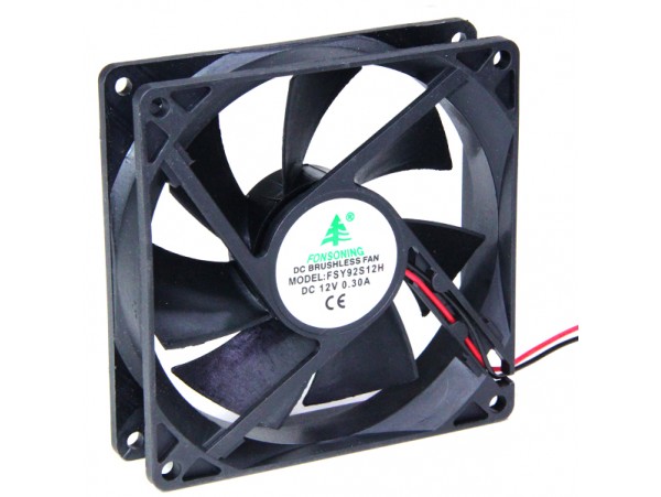 Вентилятор 12V0,3 A 92х92х25 FSY92S12H