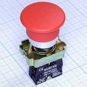 3SA8-BC42 240V/3A кнопка on-(off) красная