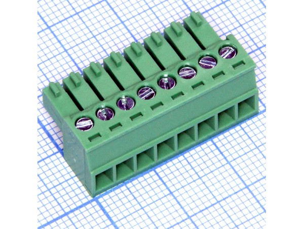 15EDGK-3.5-08P-1400AH клеммник 8к, шаг 3,5мм