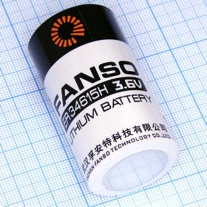 ER34615H батарея 3,6V Lithium D FANSO
