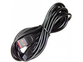 Шнур USB=micro USB 2м 2.1А черный GP01M-2M