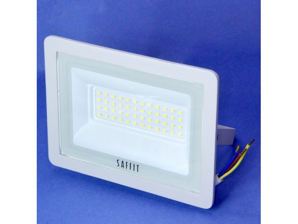 Прожектор 50W 6400K IP65 Saffit белый/черный