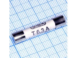 Пред.6,3А(d=6;L=32) 500V керамика 189140  SIBA