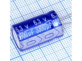 Конд.3300/6,3V 1322 +105°C JB