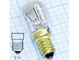 Лампа 220V 25W E14 для духовок, печей 300°C