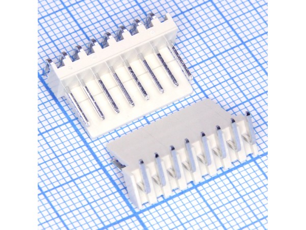 WF-8R 2,54 вилка 8к.на плату угловая