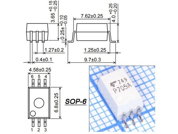 TLP705A оптпопара