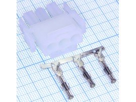 MFT-1x3F розетка на кабель Mini-Fit, шаг 6,35