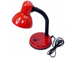 Светильник настольный на осн. красный