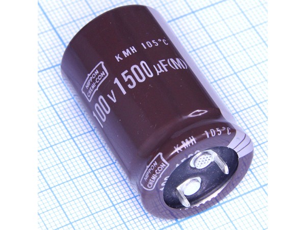 Конд.1500/100V 2540+105°С KMH Chemi-Con