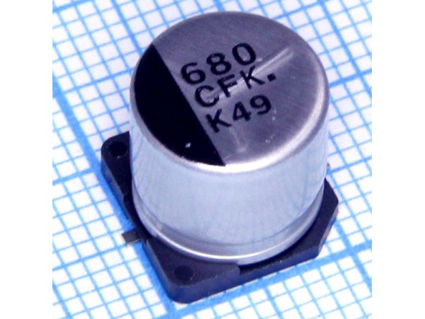 Конд.680/16 1010 SMD EEEFK1C681P