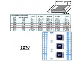 Чип рез.J1210-330K