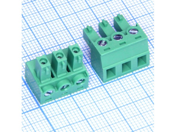 15EDGK-5.08-03P-14-00AH клеммник 3к, шаг 5,08