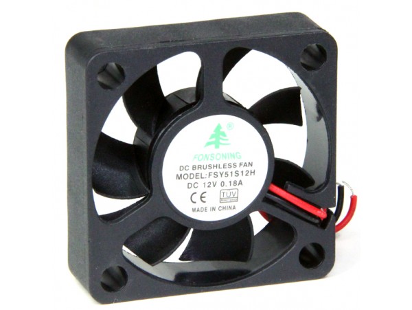 Вентилятор 12V0,18A 50х50х15 FSY51S12H