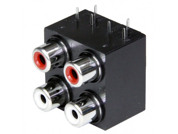 RCA-407FB гнездо на плату 2х2