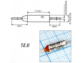 TZ D-155-10A Термопредохранитель