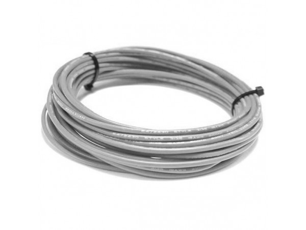 Провод 18AWG серый высокотемпературный силикон