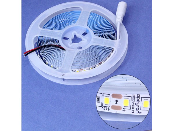 Лента дневная 12V 12W/m 120 led/m 2835SMD IP20 00-131