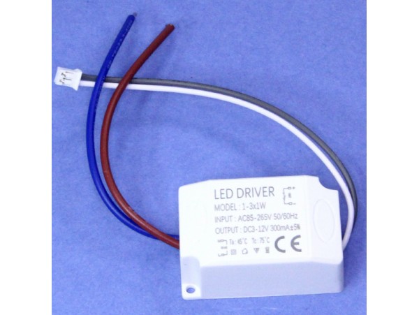 Драйвер LED 3-12 0,3A HX(1-3)X1W