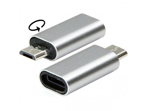 Переходник micro USB штекер на Lightning гнездо