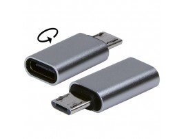 Переходник micro USB штекер на Type-C гнездо