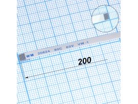 Шлейф 8pin 200х4,5 прямой, шаг 0,5мм