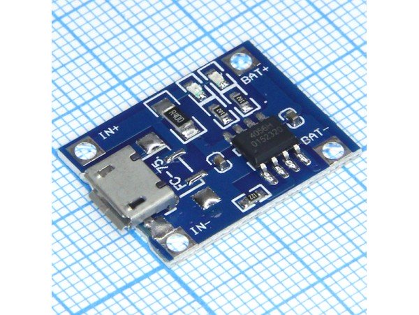 ЗУ FC-75, EM-826 Li-ion модуль 3,7V micro USB