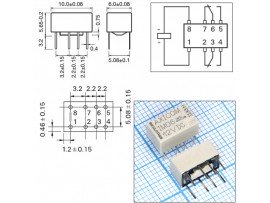 Реле 12VDC  IM-06-12VDC 2C 2A/250VAC