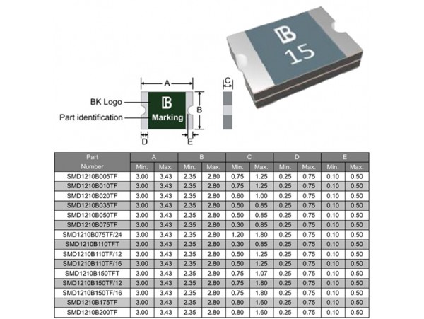SMD1210B150TF/16 пред. самовосст.