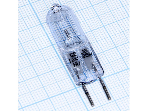 Лампа 12V 35W GY6,35 КГМ GE