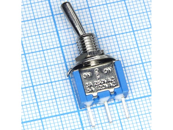 MTS-103-A2 3A/250V Тумблер на плату ON-OFF-ON