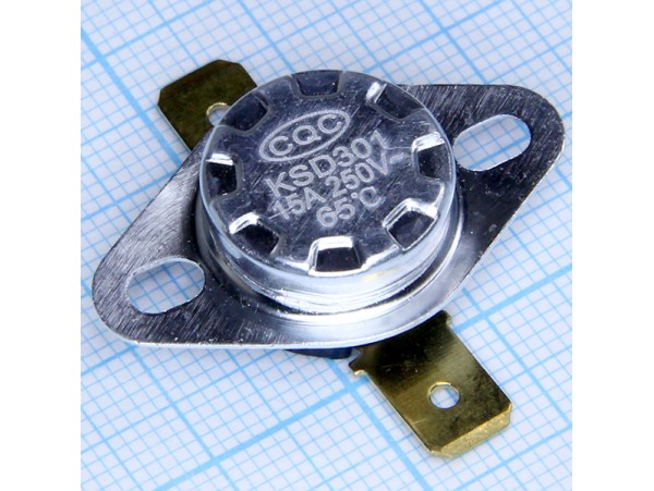 KSD-301-065С 250V15A Термостат нормально замкнутый