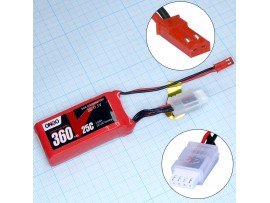 Аккумулятор ONBO 360mAh 3S 25C Lipo Pack