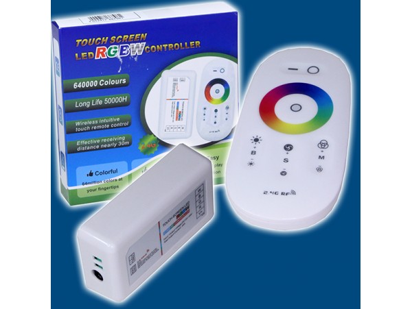 Контроллер RGBW с ПДУ RF 12-24VDC/24A