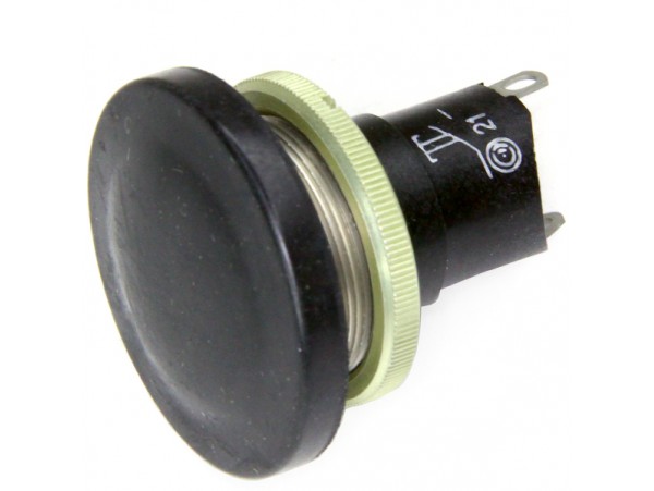 К1-1П 250V/4A off-(on) NC чёрная кнопка