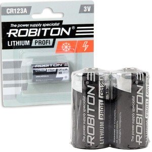 CR123A Батарея 3V Robiton (d=17;L=34)