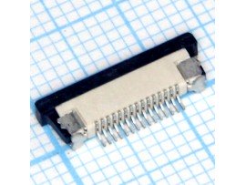 FPC 0,5-15-02 розетка 15к под шлейф, шаг 0,5мм, SMD