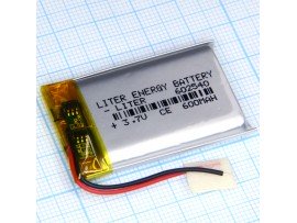 LP602540 Аккумулятор 3,7V/600mAh  Li-POL